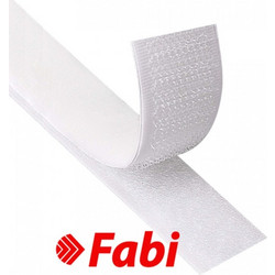 ΤΑΙΝΙΑ FABI VELCRO 25mmx2m ΑΥΤΟΚΟΛΛΗΤΗ ΛΕΥΚΗ