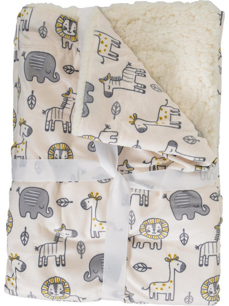 Cangaroo Smooth Sherpa Shaggy Κουβέρτα Αγκαλιάς Fleece 75x105 Μπεζ