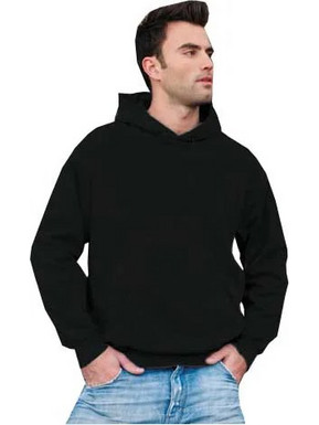 SWP-280 Keya Unisex Hooded Sweatshirt Χρώμα Μαύρο