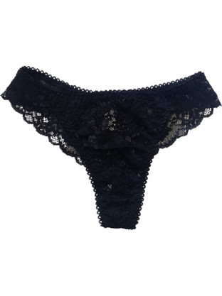 Γυναικείο slip brazil (R80059) ΜΑΥΡΟ