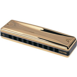 Suzuki Διατονική Φυσαρμόνικα Promaster V Harmonica Gold Τονικότητας A (La) ΜατζόρεΚωδικός: MR-350VGA