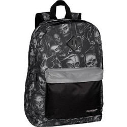 CoolPack Scout Skulls Σχολική Τσάντα Πλάτης Δημοτικού Γκρι F096721