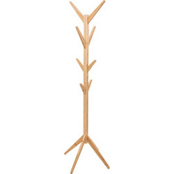 Ξύλινος καλόγερος με 8 γάντζους από bamboo σε καφέ χρώμα, 60x60x178 cm - Aria Trade