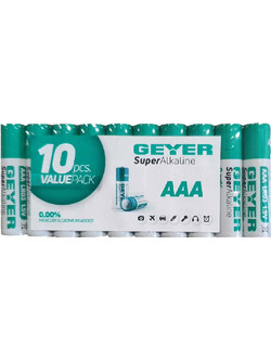Geyer Super Alkaline ΑΑΑ 10τμχ