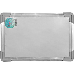 Πίνακας Λευκός Αλουμινίου Μαγνητικός 40x30cm JustNote 701319 50-1299