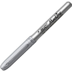 Μαρκαδόρος Bic Marking Ανεξίτηλος Με Στρογγυλή Μύτη Ασημί Intensity Permament Silver 950466