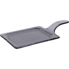 Δίσκος Inde Μαύρο Γυαλί 30 x 16 cm