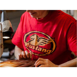 Mustang Μπλούζα Κοντομάνικη Logo Κόκκινο | T-Shirt Red