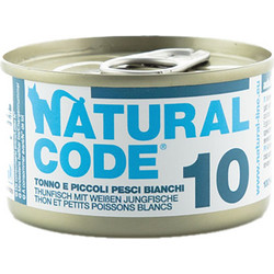 Natural Code 10 Adult with Tuna & White Fish 85gr