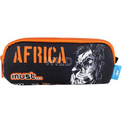 Must Animal Planet Africa Wild Λιοντάρι Κασετίνα με 2 Θήκες Μαύρη 570866