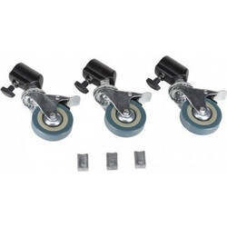Quadralite Wheels for studio stands