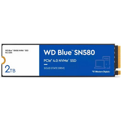 Western Digital Blue SN580 SSD 2TB M.2 NVMe PCI Express 4.0