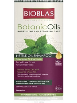 BIOBLAS Tσουκνίδα Oil Σαμπουάν (αδύναμα ή λεπτά μαλλιά ) 375 ml