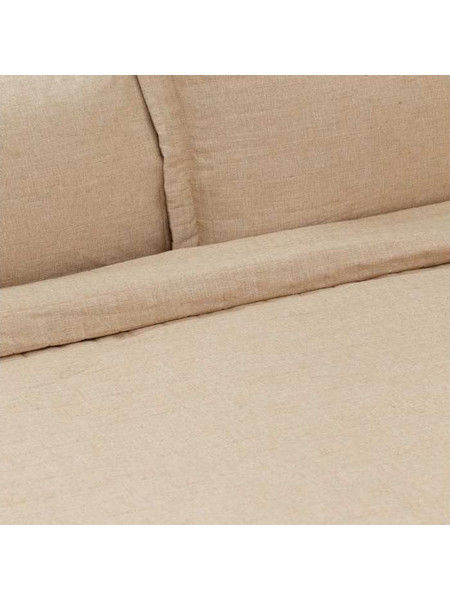 ΚΟΥΒΕΡΛΙ ΜΟΝΟ (ΛΙΝΟ ΜΠΕΖ) - BOREA HOME 160x220 ΛΙΝΟ ΜΠΕΖ / 100% ΠΟΛΥΕΣΤΕΡ