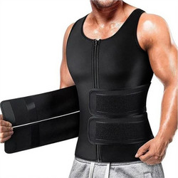 Hot Shapers NY-59 Ανδρικό Γιλέκο Αδυνατίσματος με Ζώνη Εφίδρωσης Neoprene 197843