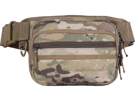 Pentagon Runner Concealment Pouch Multicam Ανδρικό Τσαντάκι Μέσης Αδιάβροχο Μπεζ