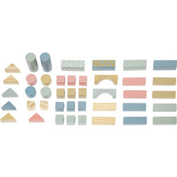 Ξύλινα Τουβλάκια (Σετ 50τμχ) A-S Building Blocks 195844