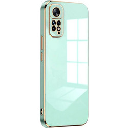Bodycell Gold Plated - Θήκη Σιλικόνης Xiaomi Redmi Note 11 4G / Redmi Note 11S - Mint Green (5206015070044)
