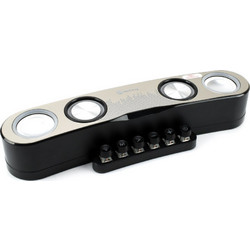Rixing NR-555 Ηχεία Υπολογιστή 2.0 10W με Bluetooth & RGB Φωτισμό Silver