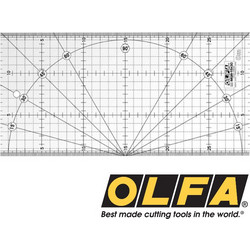 OLFA MQR-15X30 Χάρακας ακρυλικός διαφανές 15x30 cm