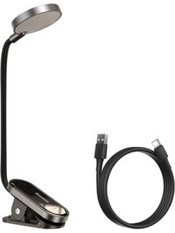 Φωτιστικό Baseus (DGRAD-0G) Comfort Reading Mini Clip Lamp (dark gray) (06-3759)