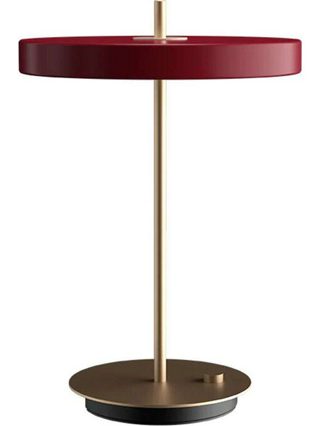 Φωτιστικό Επιτραπέζιο Asteria 2309 Φ31x41,5cm Dim Led 600lm 13W 3000K Red-Brass Umage