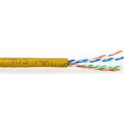 Intronics U/UTP Cat.6a Καλώδιο Δικτύου Ethernet 305m Yellow