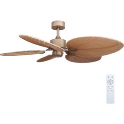 Gruppe RX52-067 Ανεμιστήρας Οροφής 132cm 70W με Τηλεχειριστήριο Καφέ