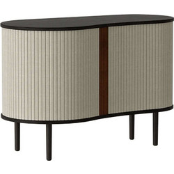 Μπουφές Audacious Horizons S 5111C706-02 100x50x67cm Black Oak-Sand Polyester,Ξύλο