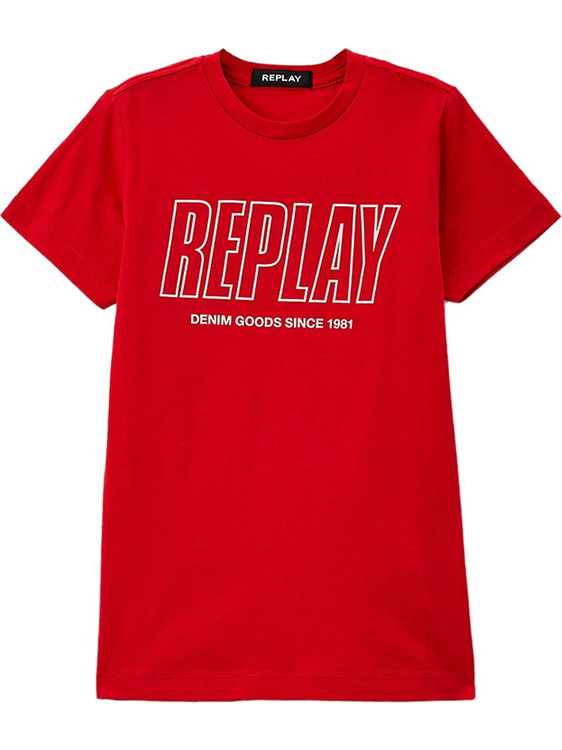 Replay Παιδικό T-Shirt Κοντομάνικο Κόκκινο SB7308-020-2660-559