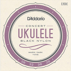 D'Addario EJ53C Σετ 4 Χορδές Ukelele Nylon 26-28" 1/4