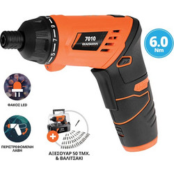 Krausmann 7010 Κατσαβίδι Μπαταρίας 3.6V 1x1.3Ah