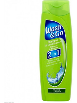 Wash & Go 2 In 1 Classic Σαμπουάν & Conditioner κατά της Πιτυρίδας 200ml