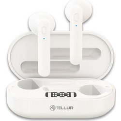 Tellur Flip Ακουστικά Bluetooth Earbud White