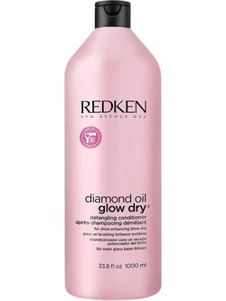 Redken Diamond Oil Glow Dry Conditioner για Επανόρθωση για Ταλαιπωρημένα Μαλλιά 1lt