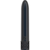Royal Gems Shiny Mini Δονητής Bullet 10cm Μαύρος
