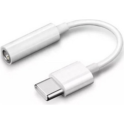 Μετατροπέας USB-C male σε 3.5mm female Λευκό