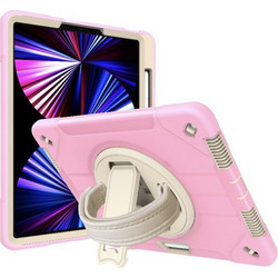 Ανθεκτική Θήκη Solid 360 Back Cover Σιλικόνης Ροζ (IPad 10.2")