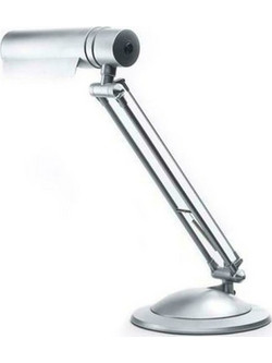 Artekko Φωτιστικό Γραφείου Bulge με Σπαστό Βραχίονα Inox 50cm
