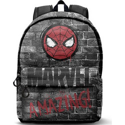 Karactermania Marvel Amazing Spider-Man Σχολική Τσάντα Πλάτης Δημοτικού Γκρι 05999
