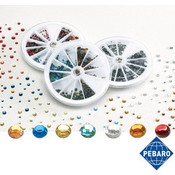 Pebaro 0259-9 Σετ Στρας με κόλλα για κολλητήρι Χρωματιστά 1440τεμ 4μεγέθη