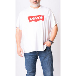 T-SHIRT K/M LEVI'S ΜΕ ΣΤΑΜΠΑ ΤΟ BRAND. - ΑΣΠΡΟ