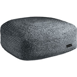 Πούφ Boho Anthracite 50x50x25 της Guy Laroche (100% Jute)