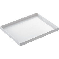 Δίσκος μελαμίνης λευκός GN1 2 32 5x26 5xΥ3cm σειρά Venezia Leone c471841