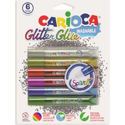 CARIOCA ΚΟΛΛΑ GLITTER 42110 6 ΤΕΜ. 10.5ml