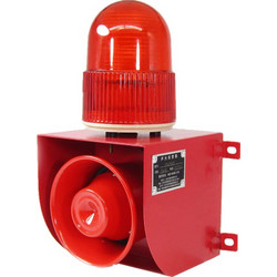 Industrial Siren Alarm Horn Strobe Loud Flashing Alarm Siren DC12V 120dB Outdoor Siren Safety Alarm Horn Indoor Warning Siren Light Emergency Waterproof