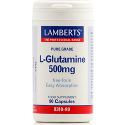 Lamberts L-Glutamine 500mg 90 Κάψουλες