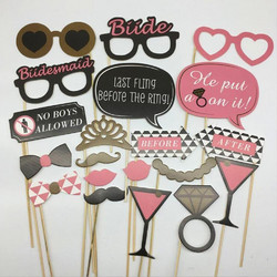 Photo Booth Αξεσουάρ για Γάμο & Bridal Party - 20 Τεμ
