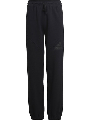 Adidas Future Icons Logo Παιδικό Παντελόνι Φόρμας Μαύρο HR6286