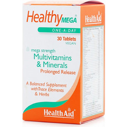 Health Aid Healthy Mega MultiVitamins & Minerals 30 Ταμπλέτες